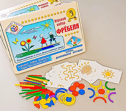 Набор Фребеля "Узоры. Дымковская игрушка" (серия "Красота вокруг нас")