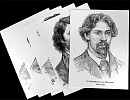 Портреты художников (22 шт, ф А3)